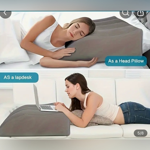 Ergonomic Leg Elevation Wedge Pillow: Support And Decompression post surgery. - Picture 4 of 5